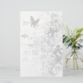 Papeterie Papillon Shabby Chic Noir & Blanc (Debout devant)