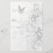 Papeterie Papillon Shabby Chic Noir & Blanc (Devant)