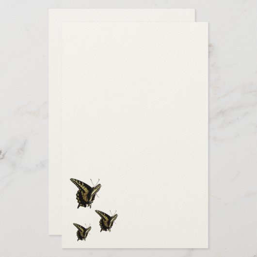 Papeterie - Papillons à queue épaisse (Devant / Derrière)