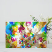 Papeterie Papillons Abstraits (Debout devant)