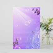 Papeterie Papillons et bulles stationnaires (Debout devant)