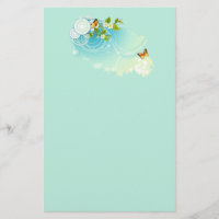 Papillons et fleurs