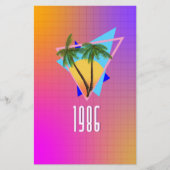 Papeterie Paradis tropical de 1986 (Devant)