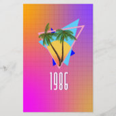 Papeterie Paradis tropical de 1986 (Dos)