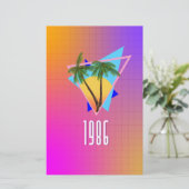 Papeterie Paradis tropical de 1986 (Debout devant)