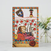 PAPETERIE PARCHEMENT D'AMOUR ÉTERNEL MONOGRAMME DE SCEAU DE  (Debout devant)