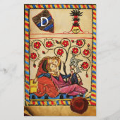 PAPETERIE PARCHEMENT D'AMOUR ÉTERNEL MONOGRAMME DE SCEAU DE (Devant)