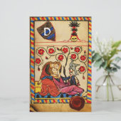 PAPETERIE PARCHEMENT D'AMOUR ÉTERNEL MONOGRAMME DE SCEAU DE  (Debout devant)