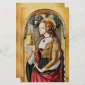 PAPETERIE PARCHEMIN DE MARY MAGDALENE DE SAINT (Devant / Derrière)