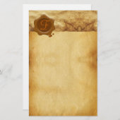 Papeterie PARCHOIX Brown DE SCEAUX EN CIRE (Devant / Derrière)