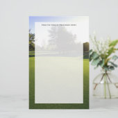 Papeterie Parcours de golf vert à Dawn (Debout devant)