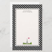 Papeterie Paris avec la Tour Eiffel (Devant / Derrière)