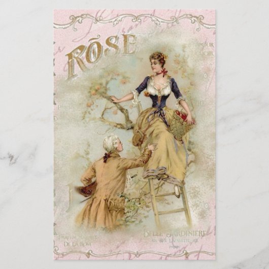 Papeterie Paris romantique Amateurs rose shabbychic (Devant)