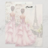 Papeterie Paris vintage  (Devant / Derrière)