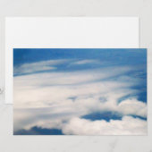 Papeterie PARMI LES NUAGES stationnaires (Devant / Derrière)