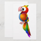 PAPETERIE PARROT EN COURSE (Devant / Derrière)