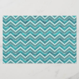 Papeterie Parties scintillant d'eau Chevron Motif