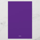 Papeterie Parties scintillant Royal Purple Gold Ombre (Dos)