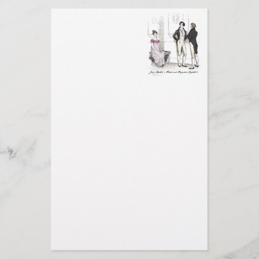 Papeterie Pas Assez Belle, Jane Austen Pride & Préjugés (Devant)