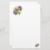 Papeterie Passion violette (Devant / Derrière)