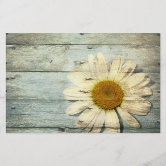 Papeterie pastel barncountry daisy wedwedding (Devant)