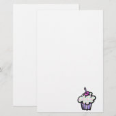 Papeterie pastel dots cupcake (Devant / Derrière)