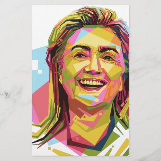 Papeterie pastel Hillary Clinton