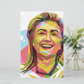 Papeterie pastel Hillary Clinton (Debout devant)