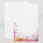 Papeterie Pastel Lilies Mariage (Devant / Derrière)