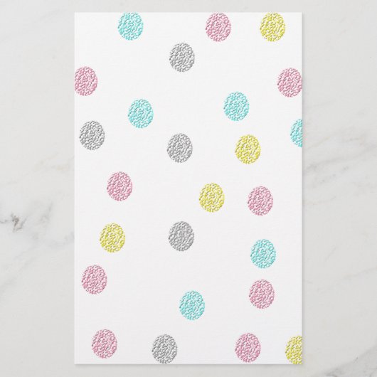 Papeterie Pastel Pois (Devant)