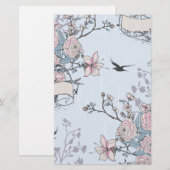 Papeterie pastel shabby chic (Devant / Derrière)