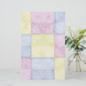 Papeterie Patchwork coloré Pastels (Debout devant)