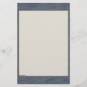 Papeterie Patchwork Music Stationery En Bleu (Devant)