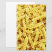 Papeterie Pâtes séchées (cuisine italienne) (Devant / Derrière)