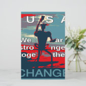 Papeterie Patriotic USA Hope Graphisme Art Design (Debout devant)