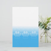 Papeterie Patrouilles Bleues Et Blancs Avec Arrière - plan D (Debout devant)