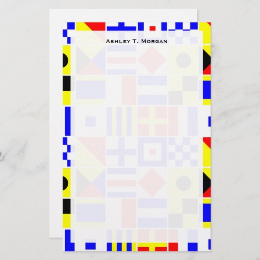 Papeterie Pattern de Colorful (Devant / Derrière)