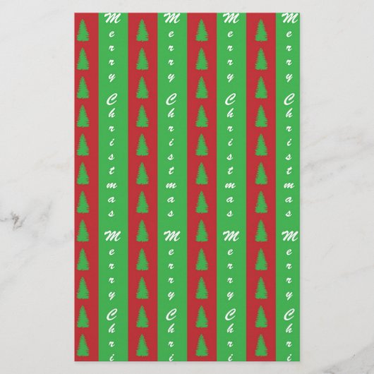 Papeterie Patterns de Christma Tree (Devant)
