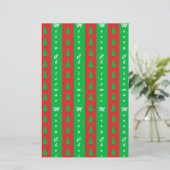 Papeterie Patterns de Christma Tree (Debout devant)