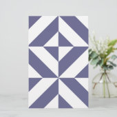 Papeterie Patters Midnight Blue Geometric Deco Cube (Debout devant)