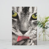Papeterie Paw de cueillette de chat Tabby (Debout devant)