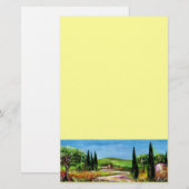 PAPETERIE PAYSAGE DE TOSCANE 5 (Devant / Derrière)