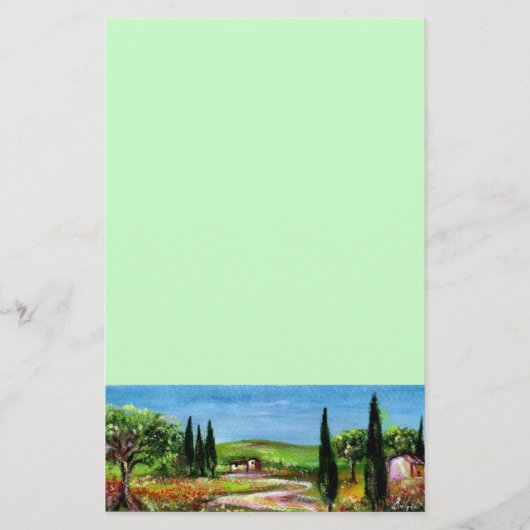 PAPETERIE PAYSAGE DE TOSCANE 5 (Devant)