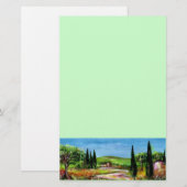 PAPETERIE PAYSAGE DE TOSCANE 5 (Devant / Derrière)