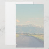 Papeterie Paysage des montagnes (Devant / Derrière)
