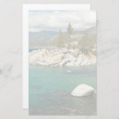 Papeterie Paysage du lac Tahoe (Devant / Derrière)
