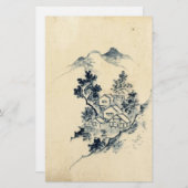 Papeterie paysage japonais (Devant / Derrière)
