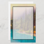 Papeterie Paysage pittoresque du Nord Rustique (Devant / Derrière)