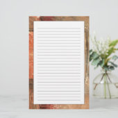 Papeterie Paysage rouge abstrait (Debout devant)