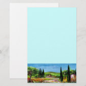 PAPETERIE PAYSAGE TOSCANE 5 (Devant / Derrière)